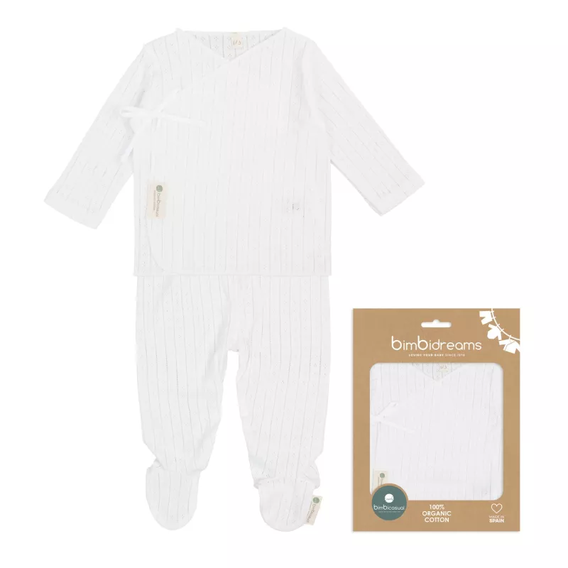 Bimbidreams Set Jubón y Polaina Liso Blanco Bimbidreams Set Jubón y Polaina Liso Blanco
