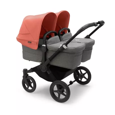 Bugaboo Donkey 5 Gemelar Chasis Negro