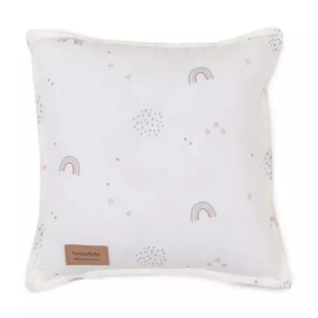 Bonjourbébé Cojín Decorativo Cuadrado Rainbow - 51RB42-050