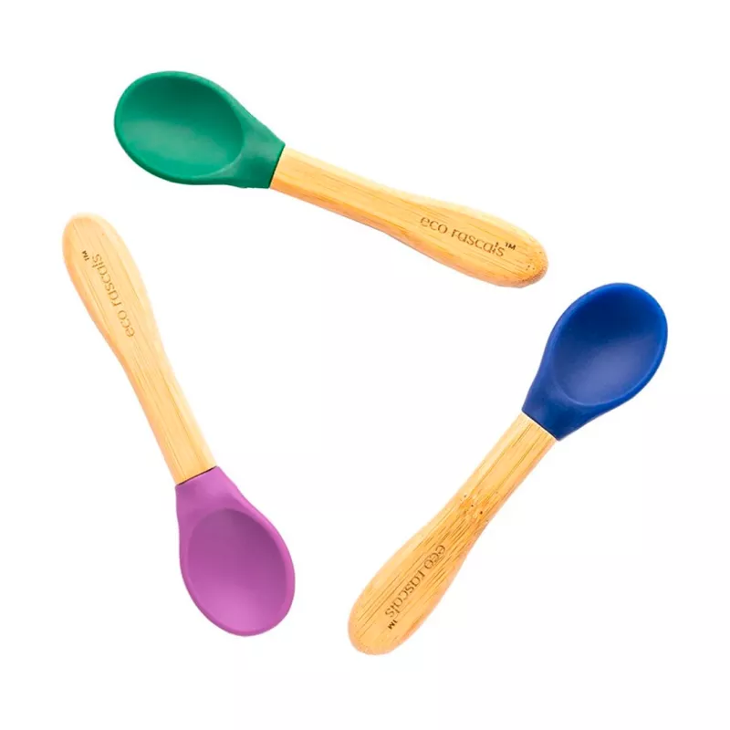 Eco Rascals Set 3 Cucharas Bambú Eco Rascals Set 3 Cucharas Bambú