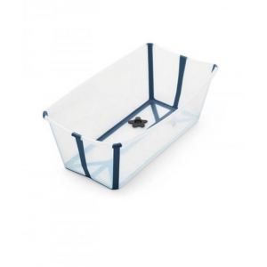 Stokke® bañera plegable FlexiBath® transparente azul 531904