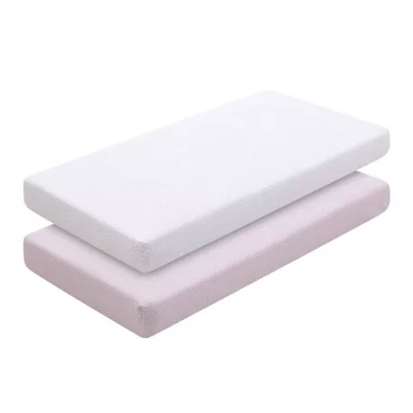 Sabanas Bajeras Cuna 60x120 Vichy rosa