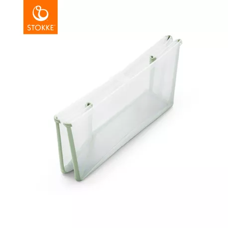Pack Bañera plegable FlexiBath® con asiento transparente Verde