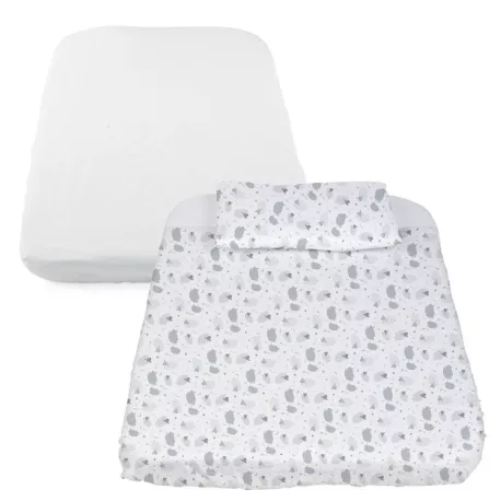 Chicco Set Sábanas Minicuna Next2me Grey Sheeps