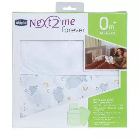Chicco Set Nórdico y Funda Almohada Next2me Forever