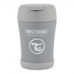 Twistshake Termo Sólidos 350 ml gris