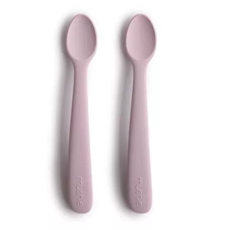Mushie Pack Cucharas Solid Soft Lilac
