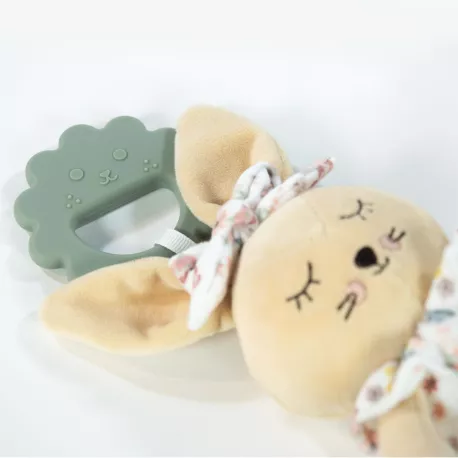 Pasito a Pasito Peluche Mordedor Conejito Garden detalle