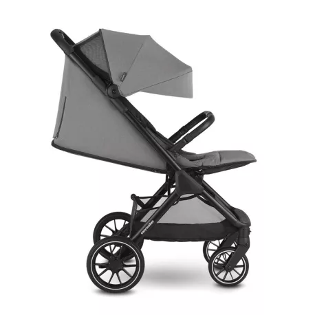 Easywalker Silla de Paseo Jackey XL Marble Grey lateral reclinada