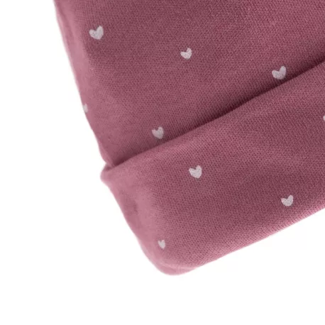Cambrass Gorro Primera Puesta Corazones Frambuesa 2