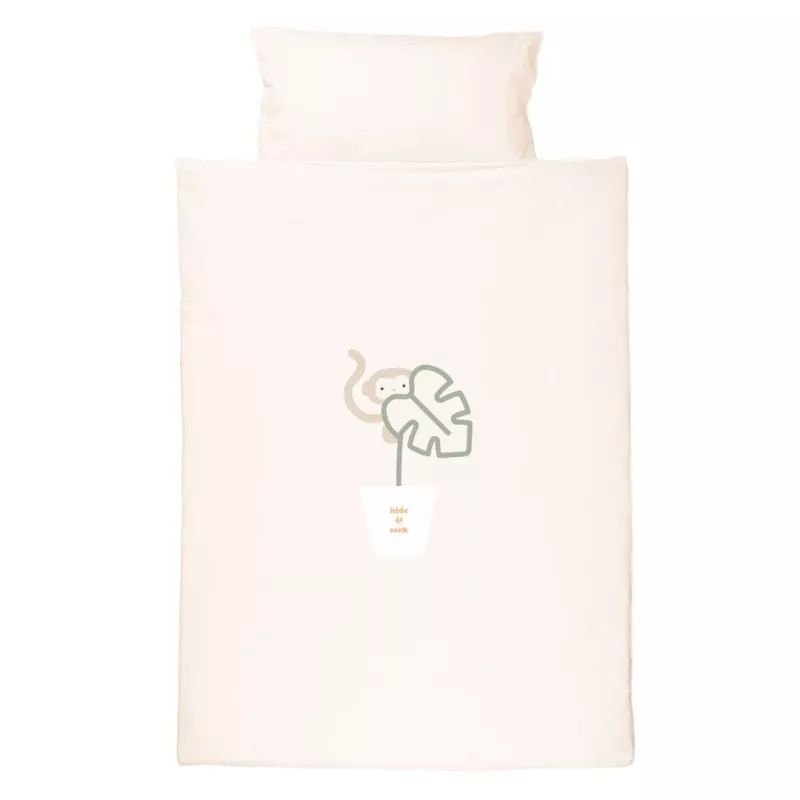 Bonjourbébé Funda nórdica Cuna Monstera Monkey Bonjourbébé Funda nórdica Cuna Monstera Monkey