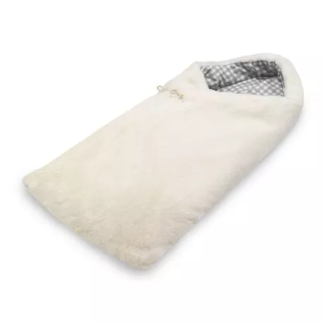 Nora Baby Bags by Cambrass Saco Capazo Reversible Dulce Vichy Gris Pelo