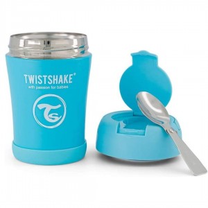 Twistshake Termo Sólidos 350 ml azul pastel