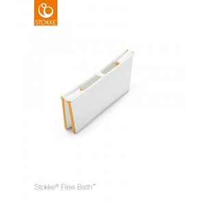 Stokke Pack Bañera plegable Flexi Bath con asiento blanco-amarillo 531507