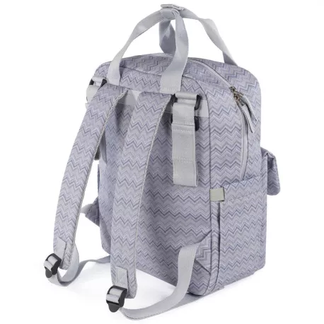 Walking Mum Mochila Maternal Zigzag reverso