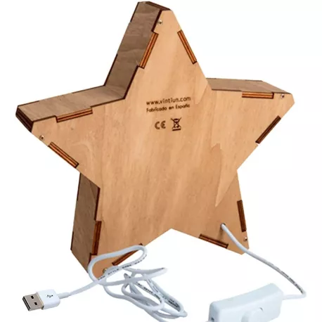 Vintiun Estrella Luminosa Personalizable reverso