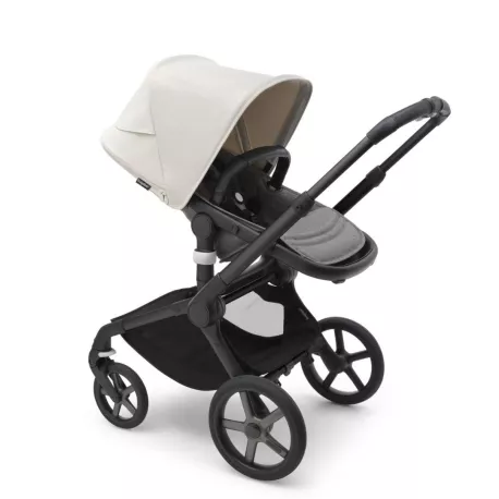 Bugaboo Fox 5 Cochecito Chasis Negro gris blanco silla
