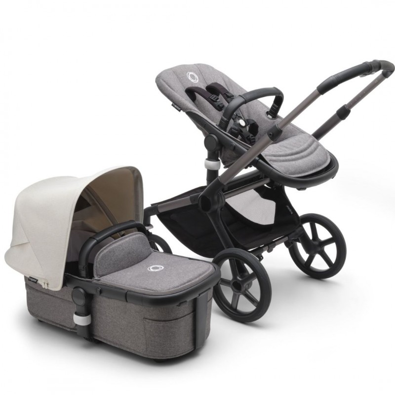 Bugaboo Fox 5 Cochecito Chasis Graphite gris blanco