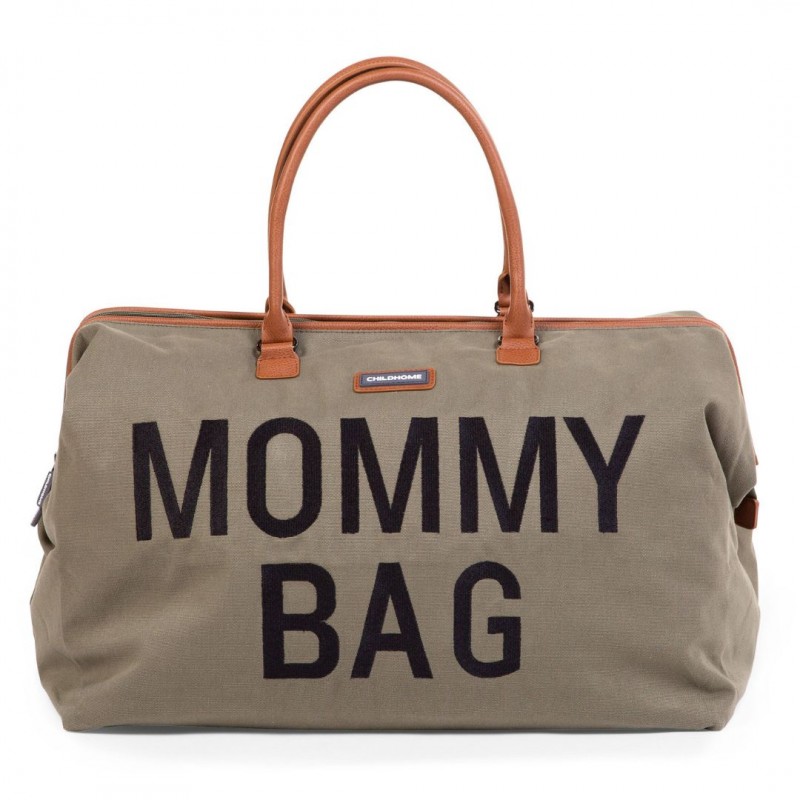 Childhome Bolso Maternal Mommy Bag Lona Khaki