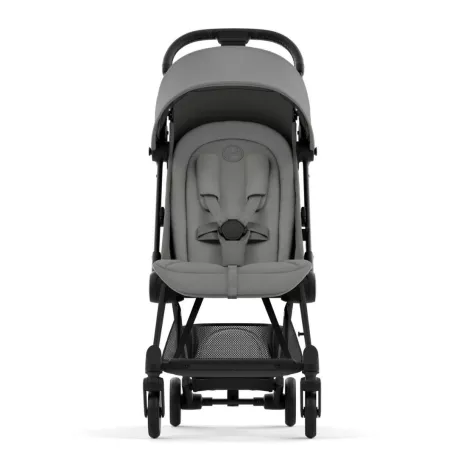 Cybex Silla de Paseo Coya Chasis Matt Black Mirage Grey frente