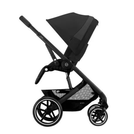 Cybex Silla Paseo Balios S Lux moon black lateral izquierdo