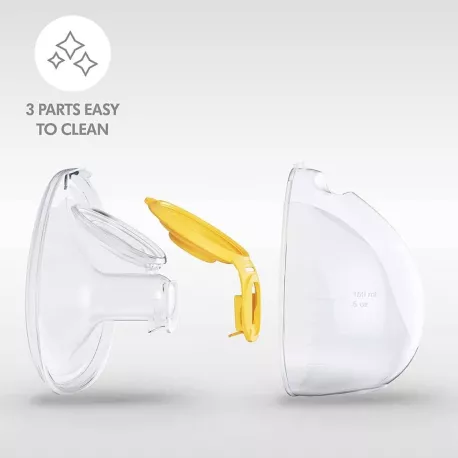 Medela Sacaleches Manos Libres Doble Freestyle Hands Free piezas