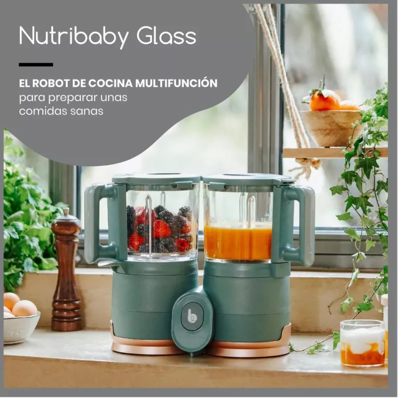 Babymoov Robot de Cocina Vidrio Nutribaby Glass informacion