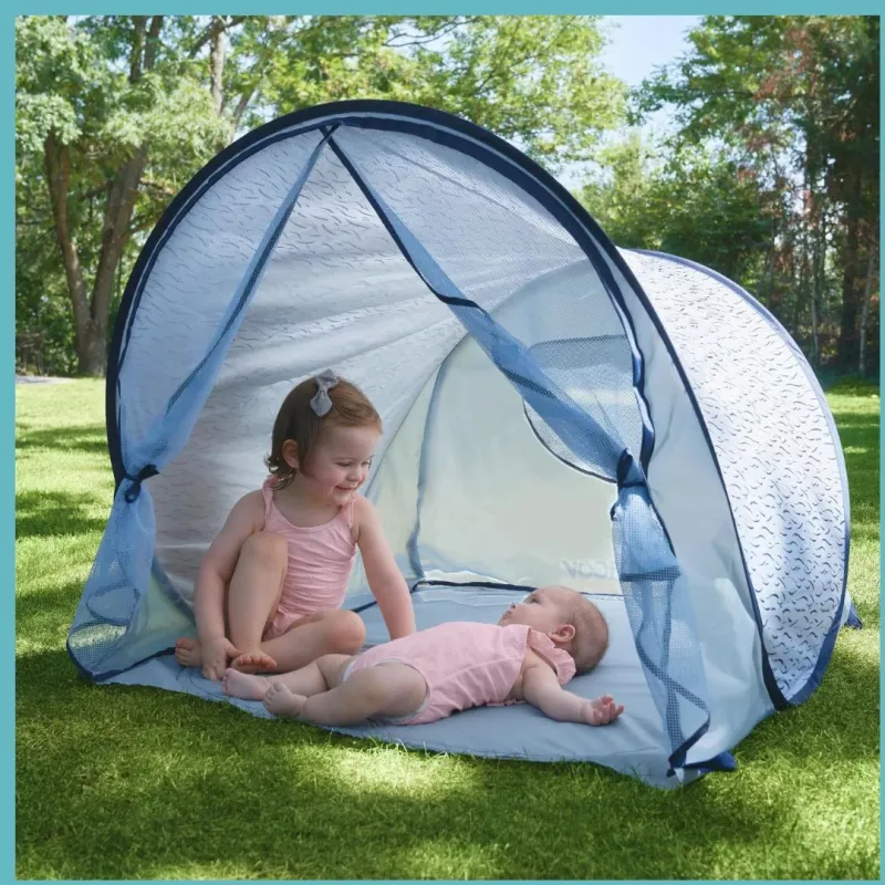 Babymoov Tienda Anti UV waves blue exterior