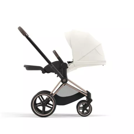Cybex Seat Pack Priam 2023 Off White reclinado