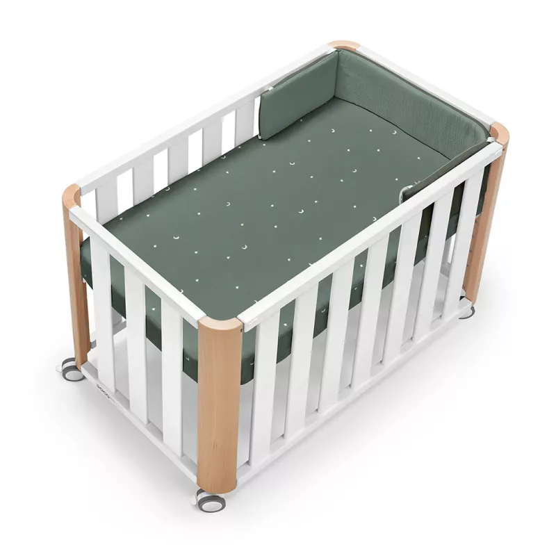 Cotinfant DOCO Sleeping Minicuna Colecho y Textil verde Botella