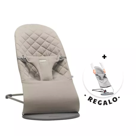 BabyBjörn Hamaca Bliss Cotton Gris Arena