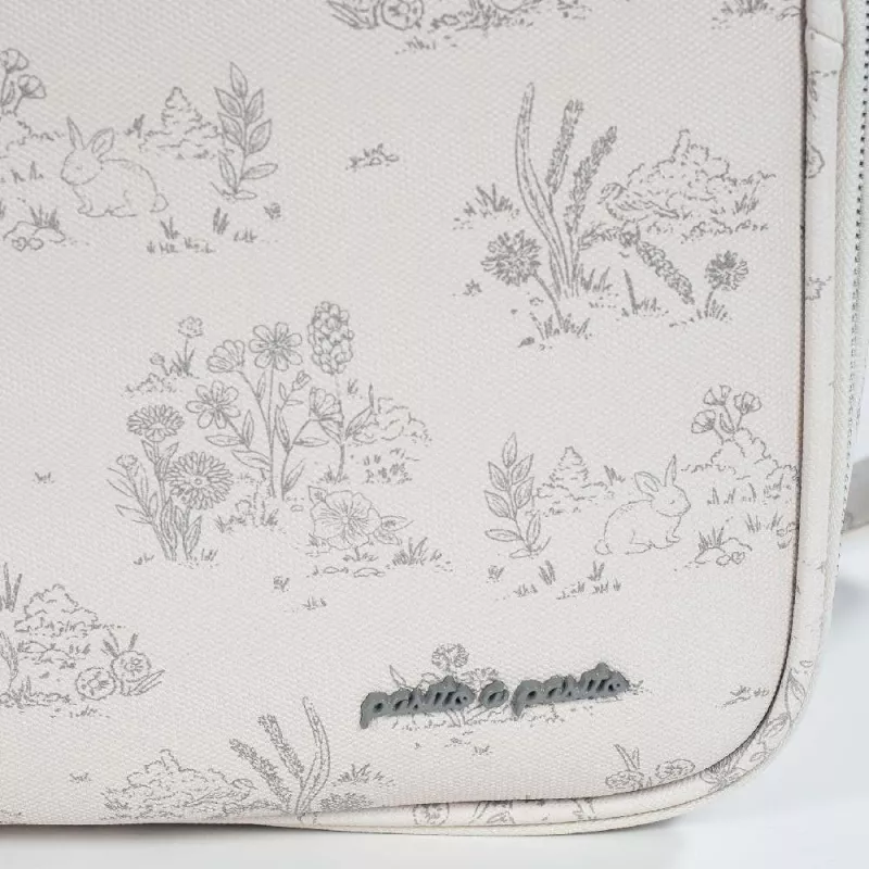 Pasito a Pasito Maleta Clínica Toile de Jouy cream estampado