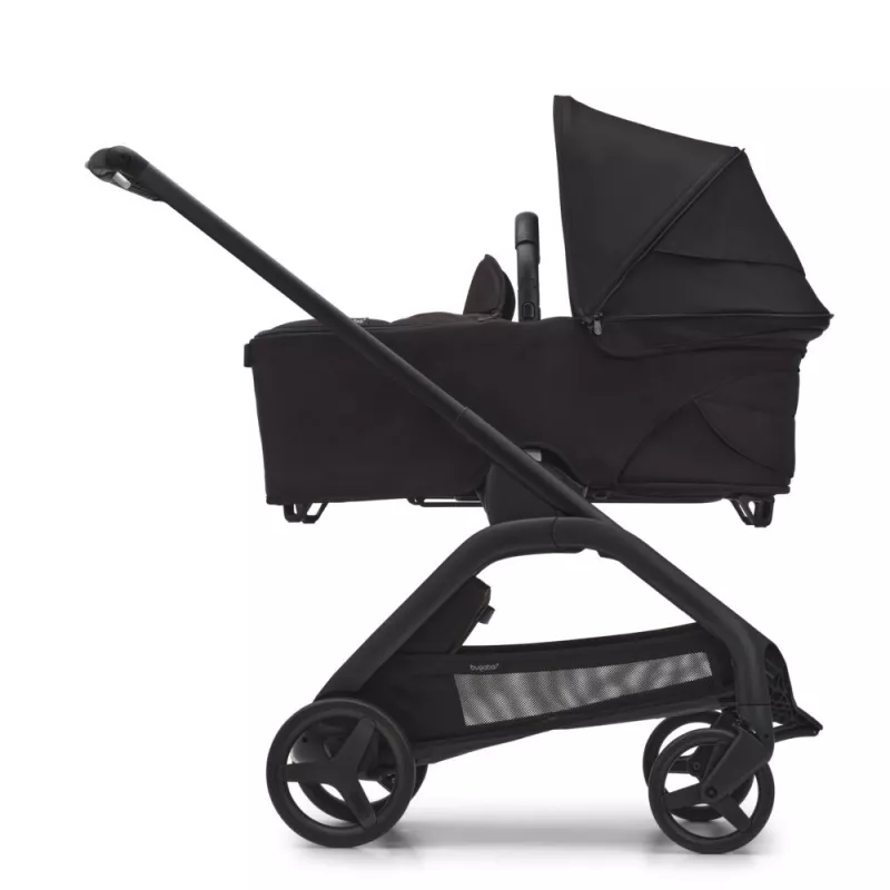 Bugaboo Carrito de Bebé Dragonfly Chasis Negro capazo negro