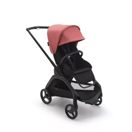 Bugaboo Dragonfly Cochecito Chasis Negro rojo atardecer silla