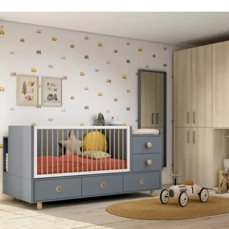 Ros Cuna Convertible Grow 140x70 cm habitación