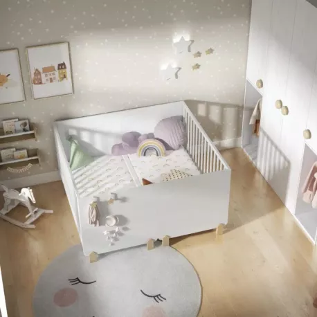 Ros Cuna Convertible Duo Plus 140x70 cm ambiente