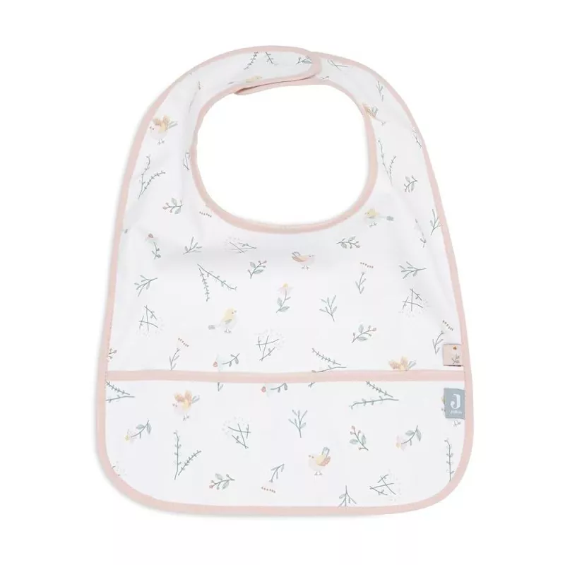 jollein-pack-baberos-birds-rosa