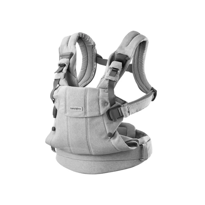 babybjorn-mochila-portabebes-harmony-melange-gris-delantera