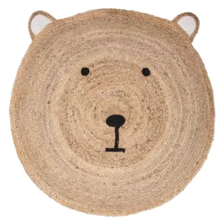 Decoration Brands Alfombra Infantil con Forma de Osito de Peluche