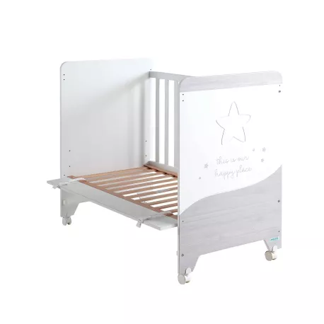 Cuna Cosmic Blanco- Ceniza 120x60 de Micuna