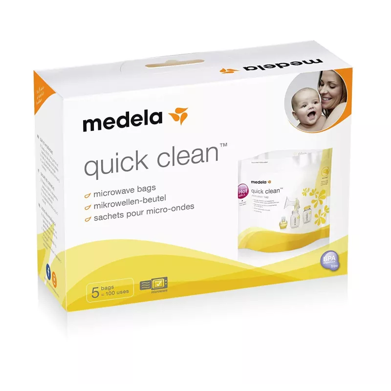 Bolsas Esterilizadoras para Microondas Quick Clean de Medela Bolsas Esterilizadoras para Microondas Quick Clean de Medela