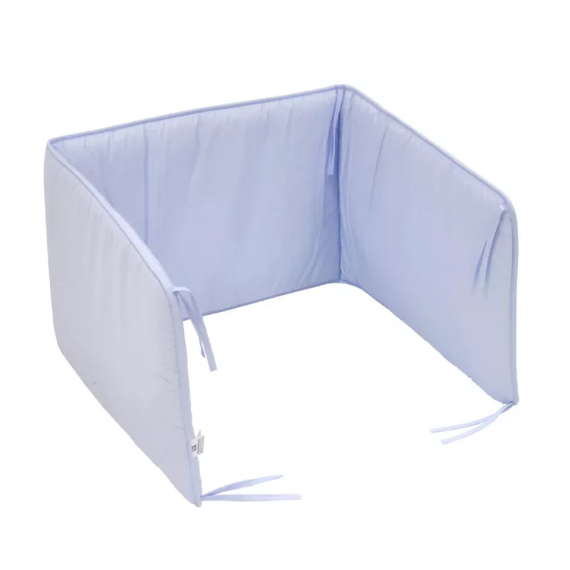 Protector de cuna 60 Liso de Cambrass azul Protector de cuna 60 Liso de Cambrass azul