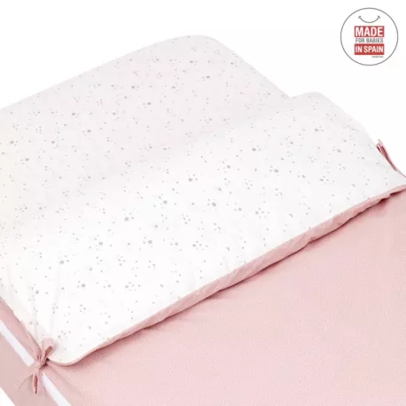 Cambrass Saco Nórdico cuna Sky rosa