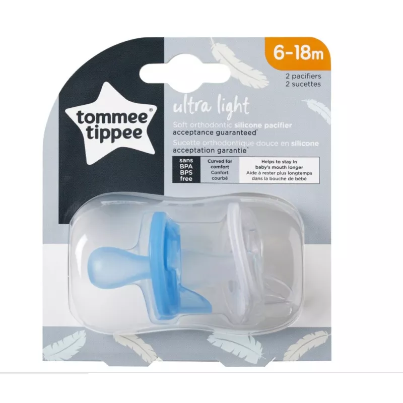 Tommee Tippee Pack 2 Chupetes Ultra Light Tommee Tippee Pack 2 Chupetes Ultra Light