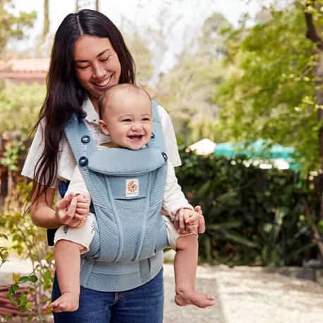 Ergobaby Omni Breeze Mochila Portabebés Azul Pizarra EBCZ360PSLATE