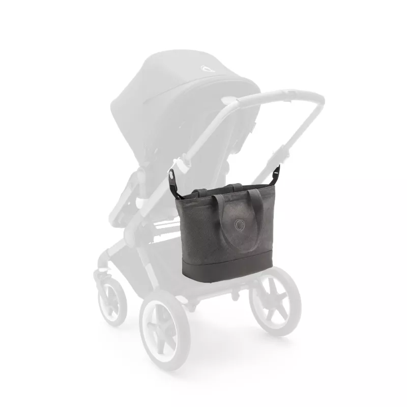 Bugaboo Bolso Cambiador 2306010089 gris melange colgado manillar