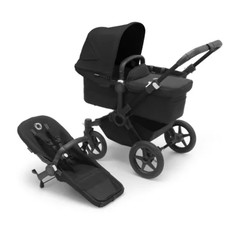 Bugaboo Donkey 5 Mono Completo Negro Medianoche capazo y silla