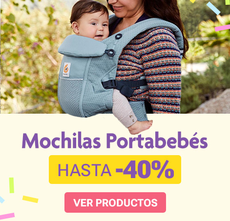 mochila de porteo en la feria del bebé