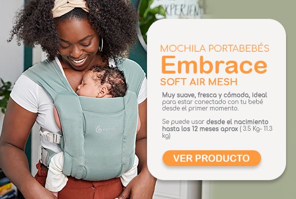 mochila porteo embrace soft air mesh