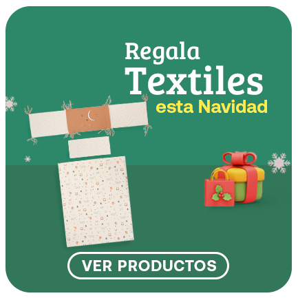 regala textiles  para cunas en navidad